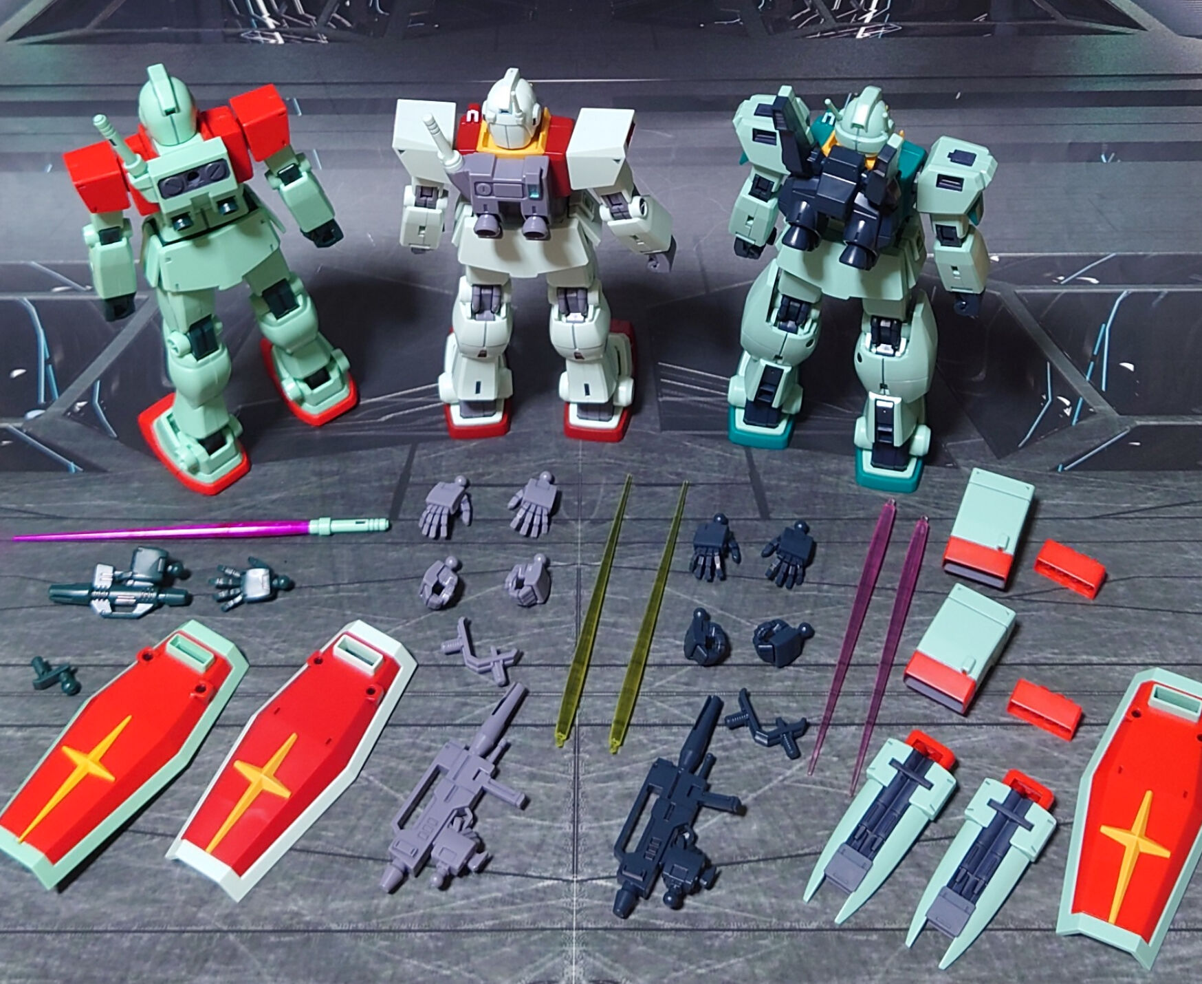 HGUC 1/144 ガンダムベース限定 ジム/ジムII/ジムIII セット｜黒井 響