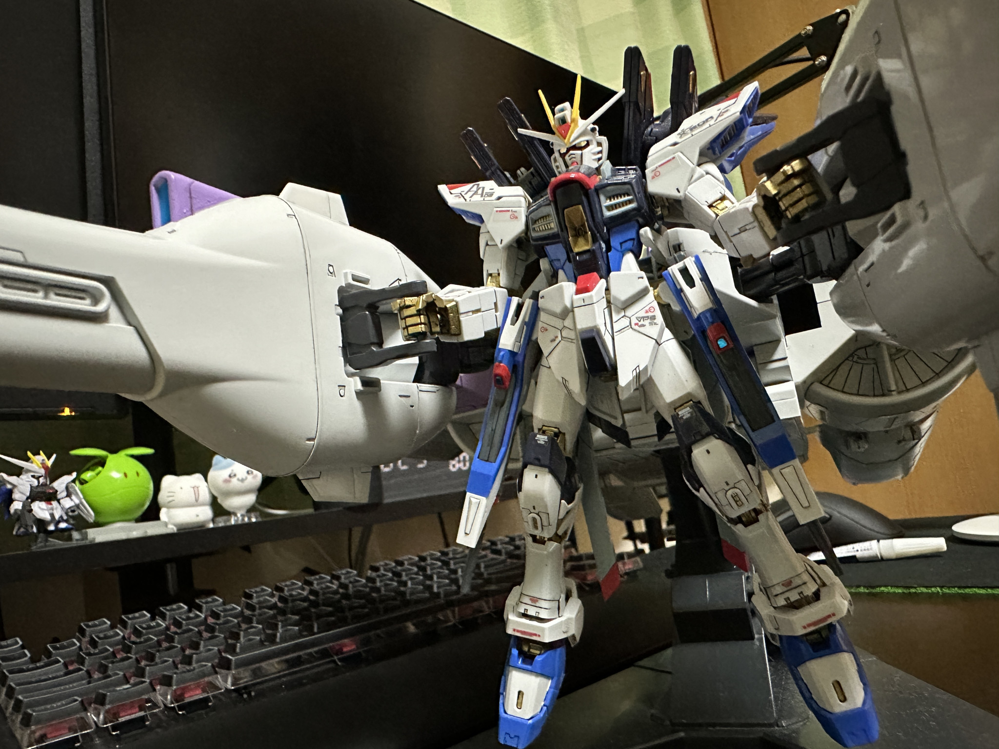 RG ストライクフリーダム + HG ミーティアユニット｜しかっちさんの