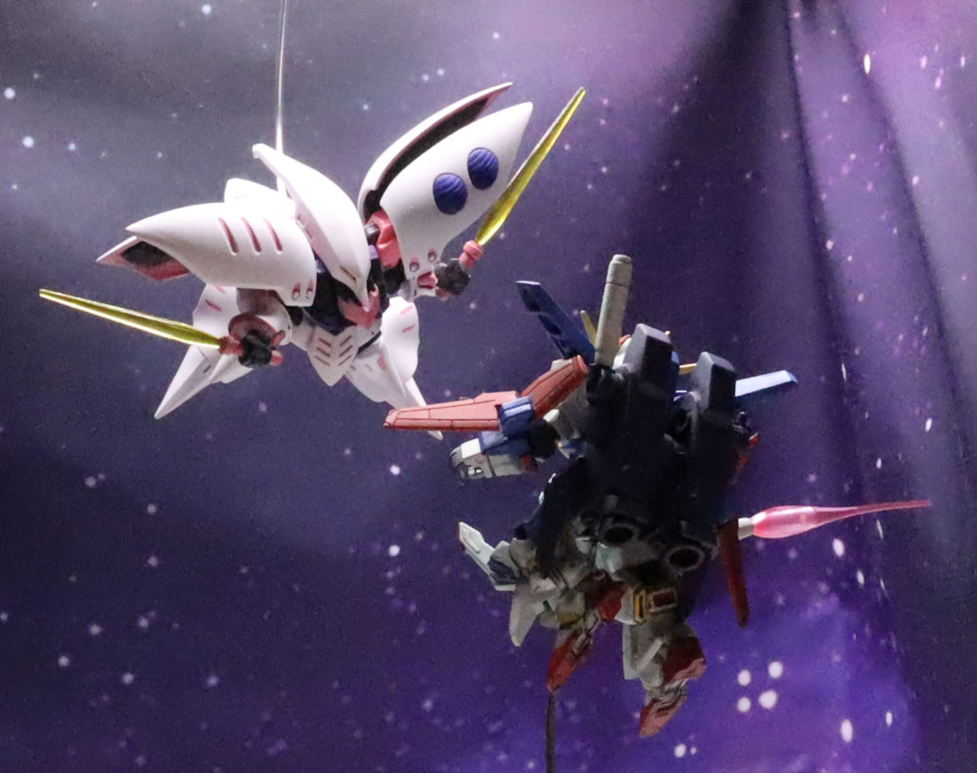 ZZガンダム VS キュベレイ〔最終決戦〕（MSアンサンブル）｜tytaniaIII