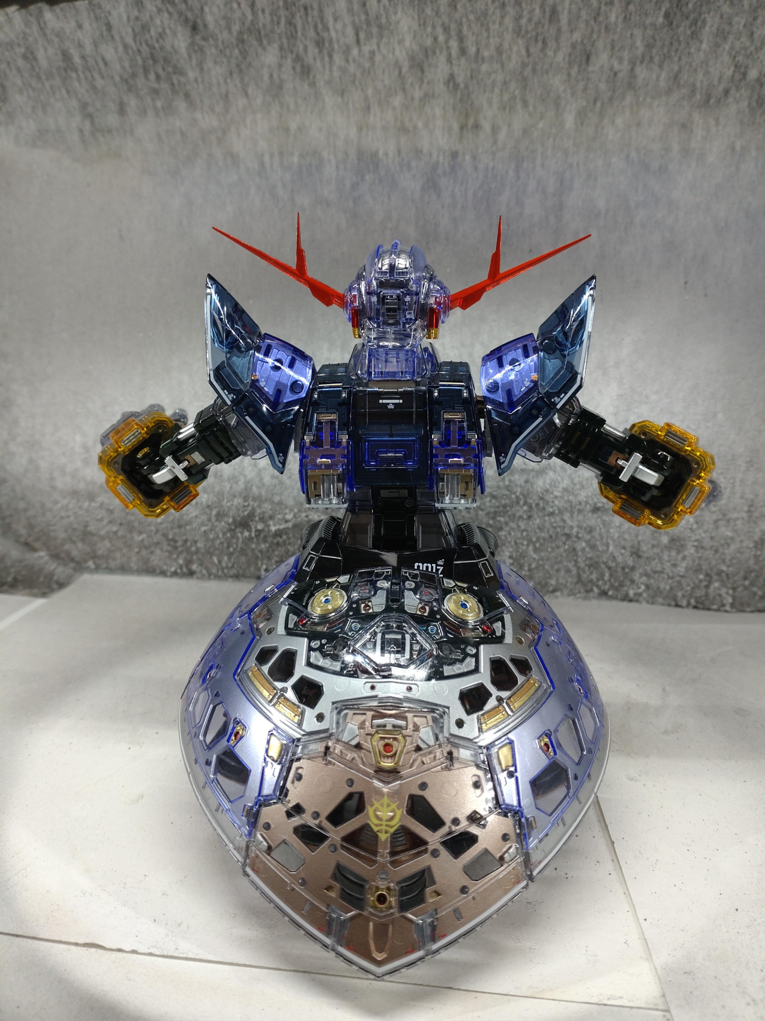 RGジオング クリアカラー｜toshimonさんのガンプラ作品｜GUNSTA