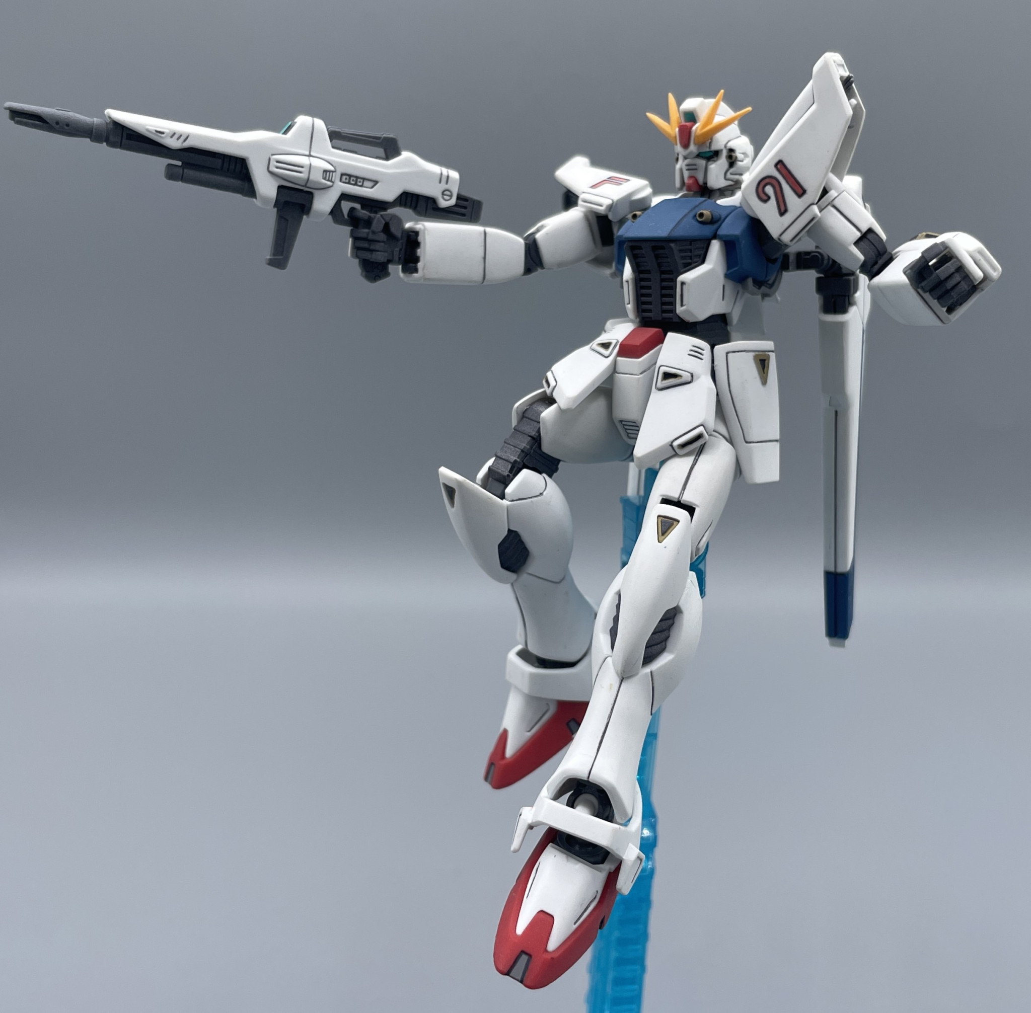 HGUC】ガンダムF91【筆塗り全塗装】｜キャンプラさんのガンプラ作品
