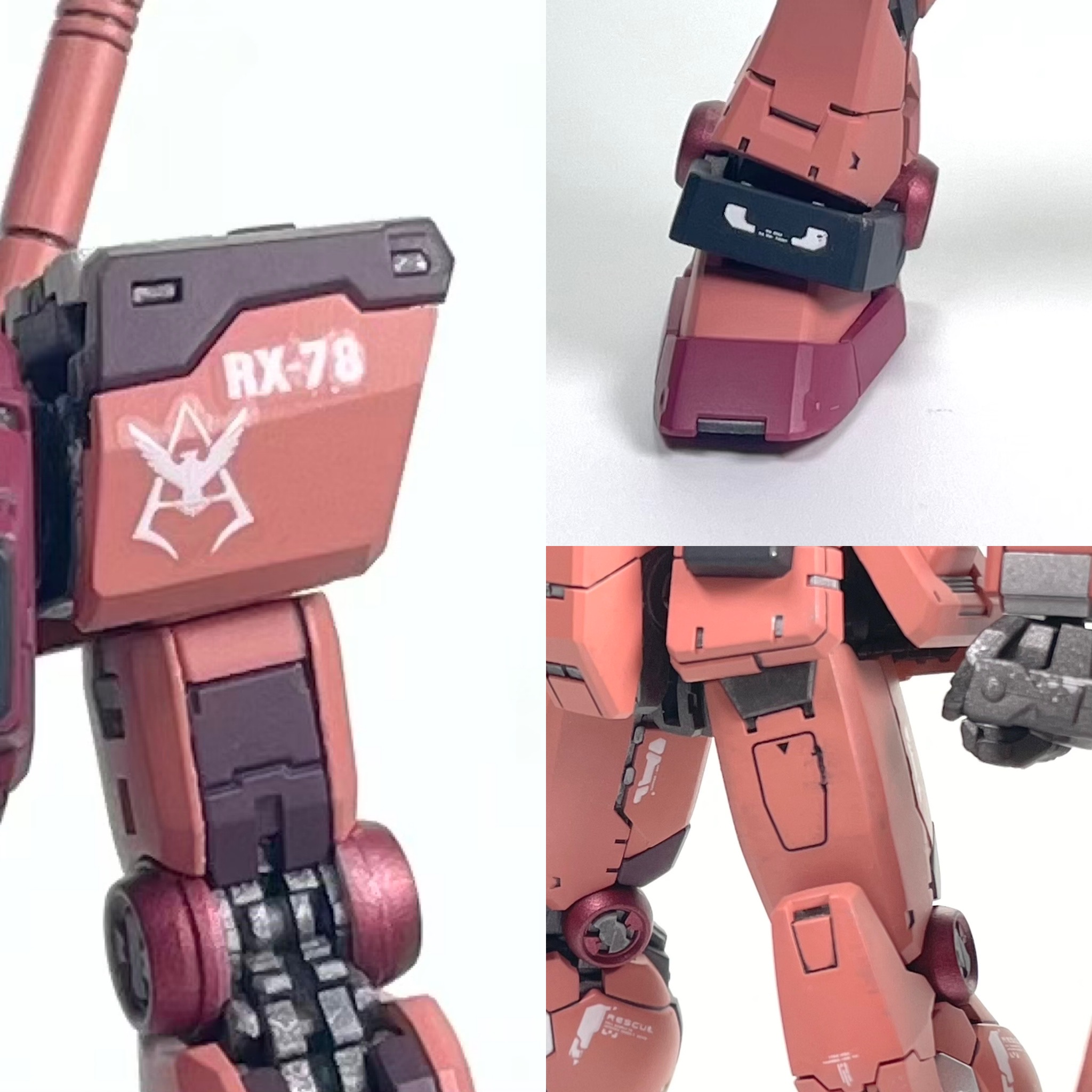 RGガンダムver2.0 キャスバル専用機カラー｜Takanaさんのガンプラ作品