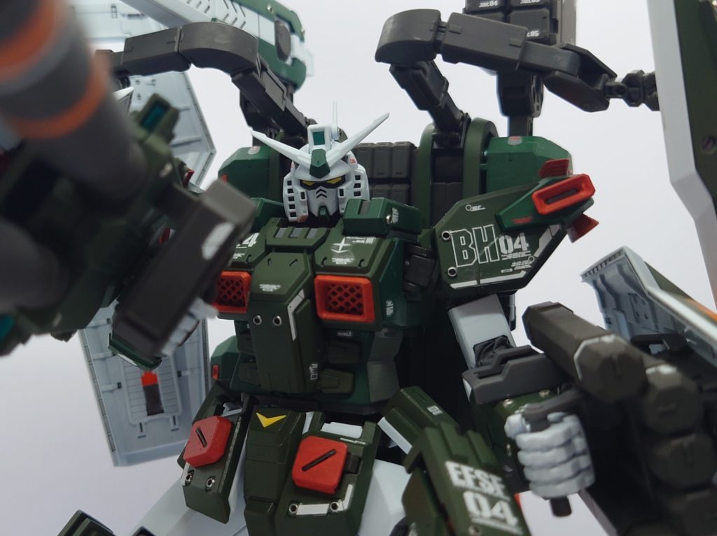 MG フルアーマーガンダム ver.Ka(サンダーボルト版) MSV風カラー｜NASU