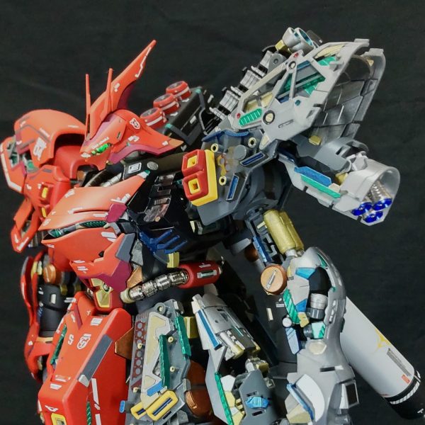 MG サザビーver.ka フレーム部分塗装 簡単フィニッシュ｜SC30さんの