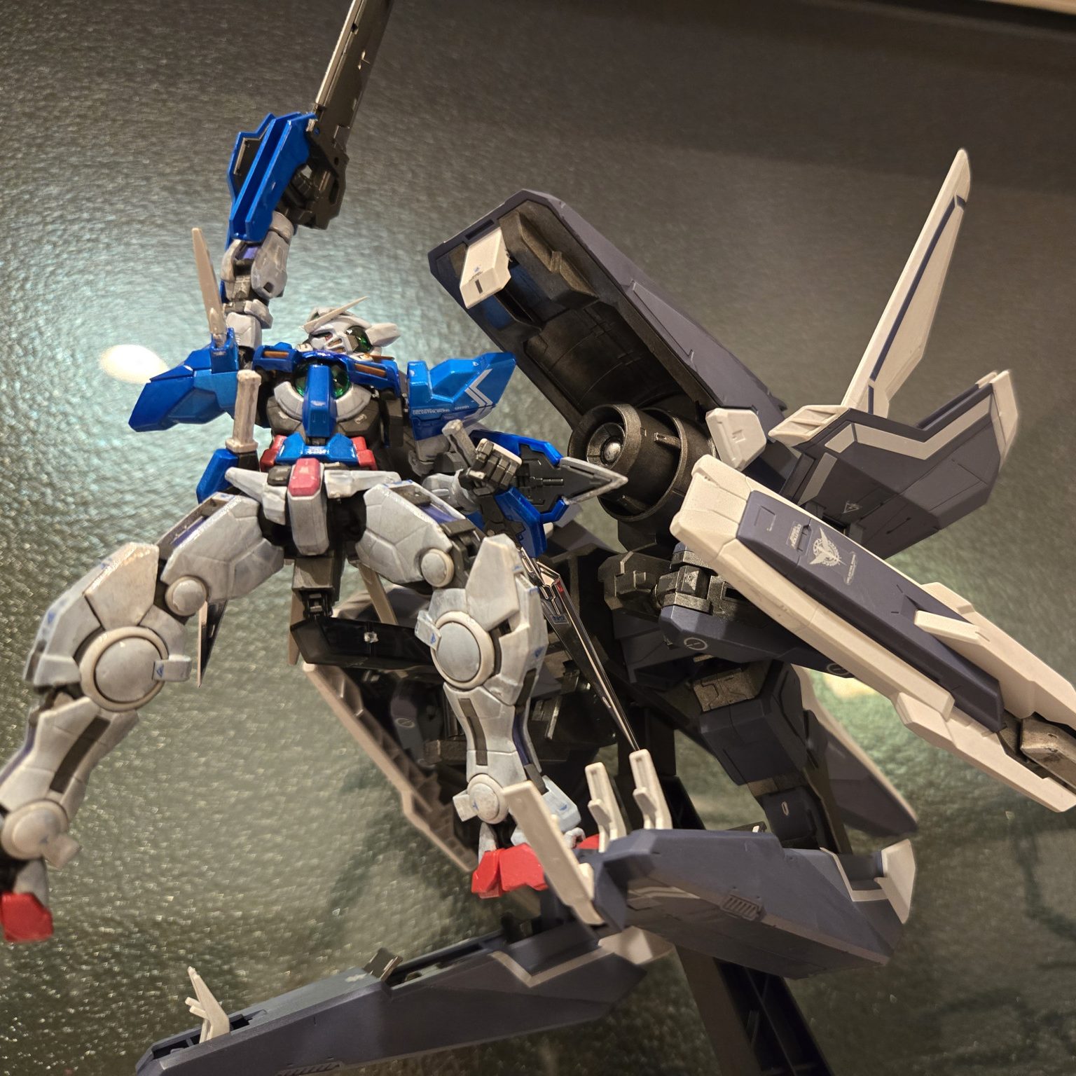 RG ガンダムエクシア with GNアームズ type-E｜Hosoda-Posoさんの