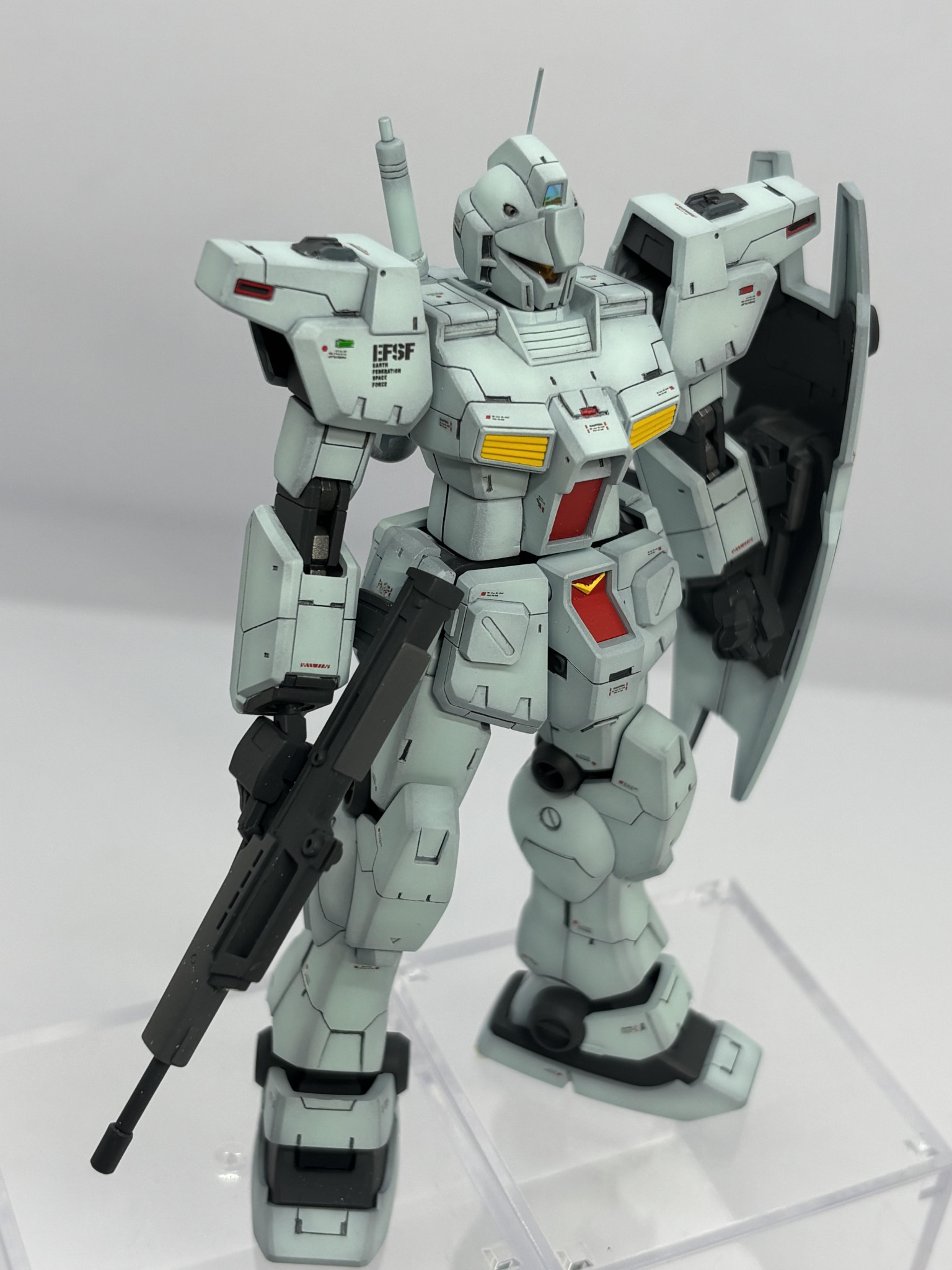 HGUCジムカスタム｜newtype07260703さんのガンプラ作品｜GUNSTA