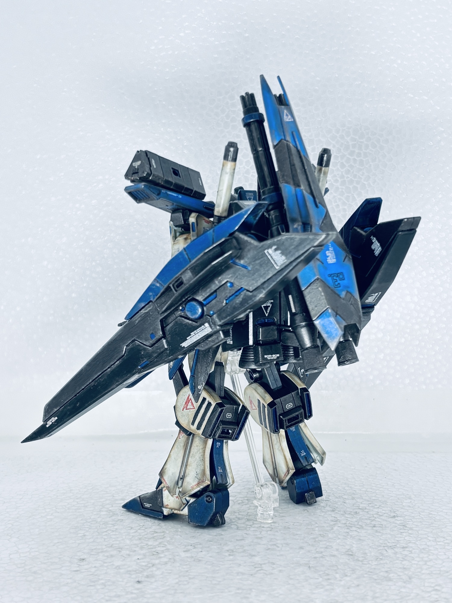 HG ZZガンダム高機動試作型 MS形態｜masamineさんのガンプラ作品