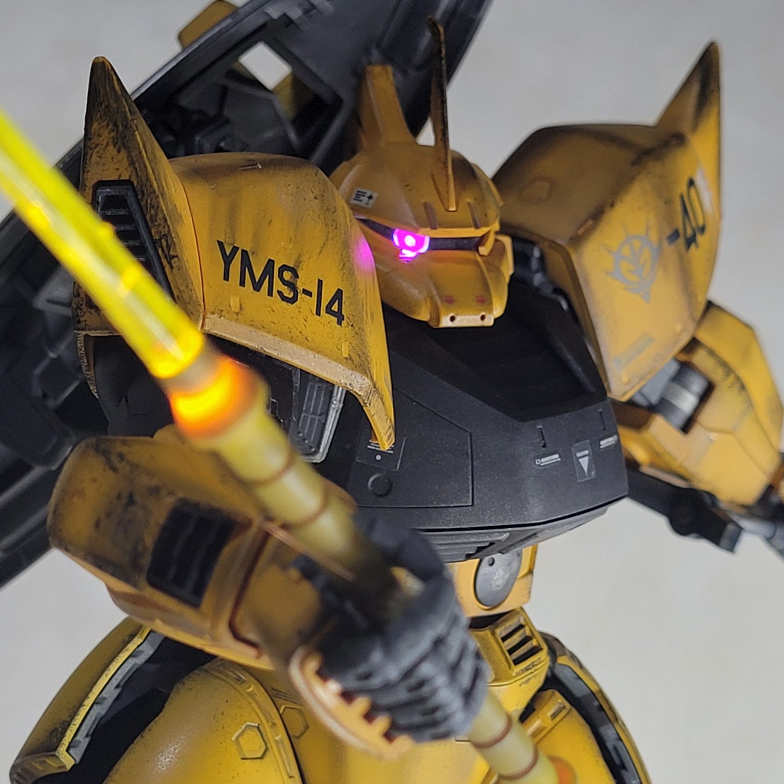 MG】俺専用先行量産型ゲルググ (全塗装/電飾)｜iloveyellowさんの