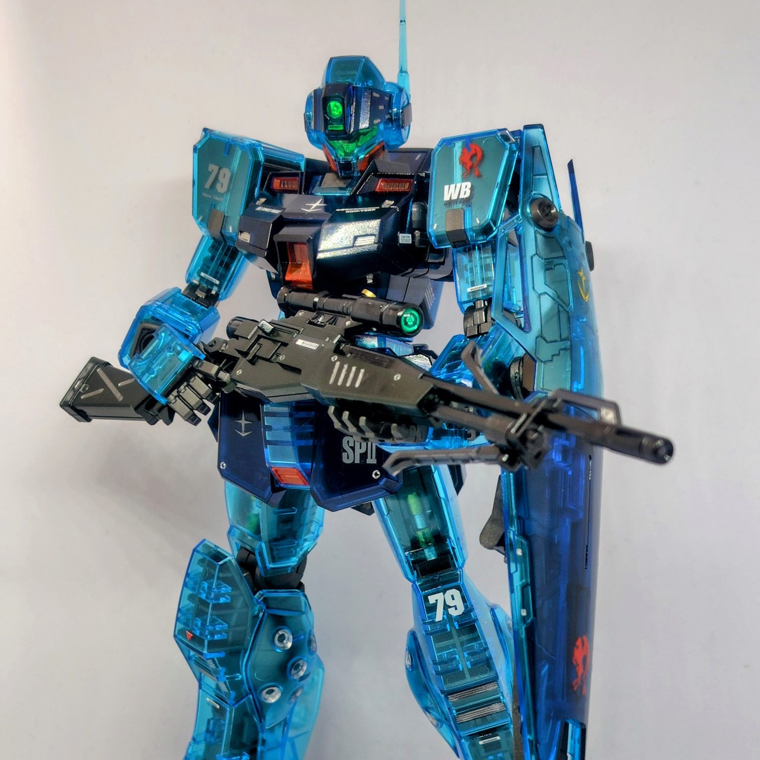 MG ジム•スナイパーⅡ クリアカラー ホワイトベース配備機｜りゅあり