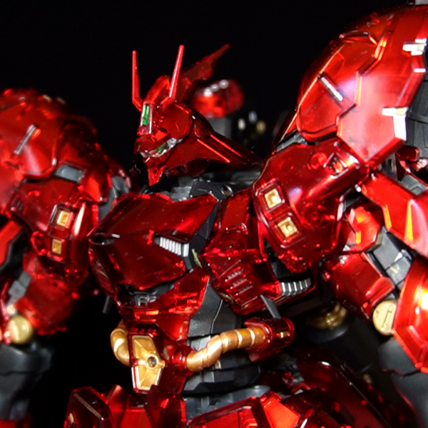 RG サザビー(クリアカラー) メカニカルコアメッキ風塗装｜セリカ3さん