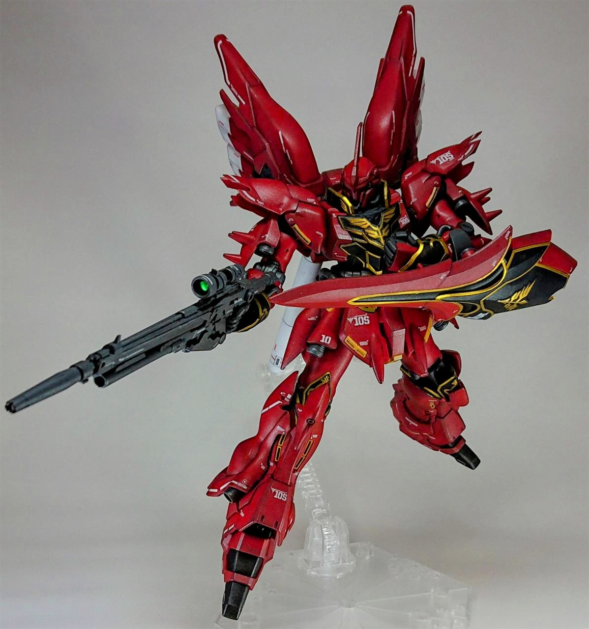 HG MSN-06S SINANJU ＆ NZ-999 NEO ZEONG｜kuro@A91さんのガンプラ作品