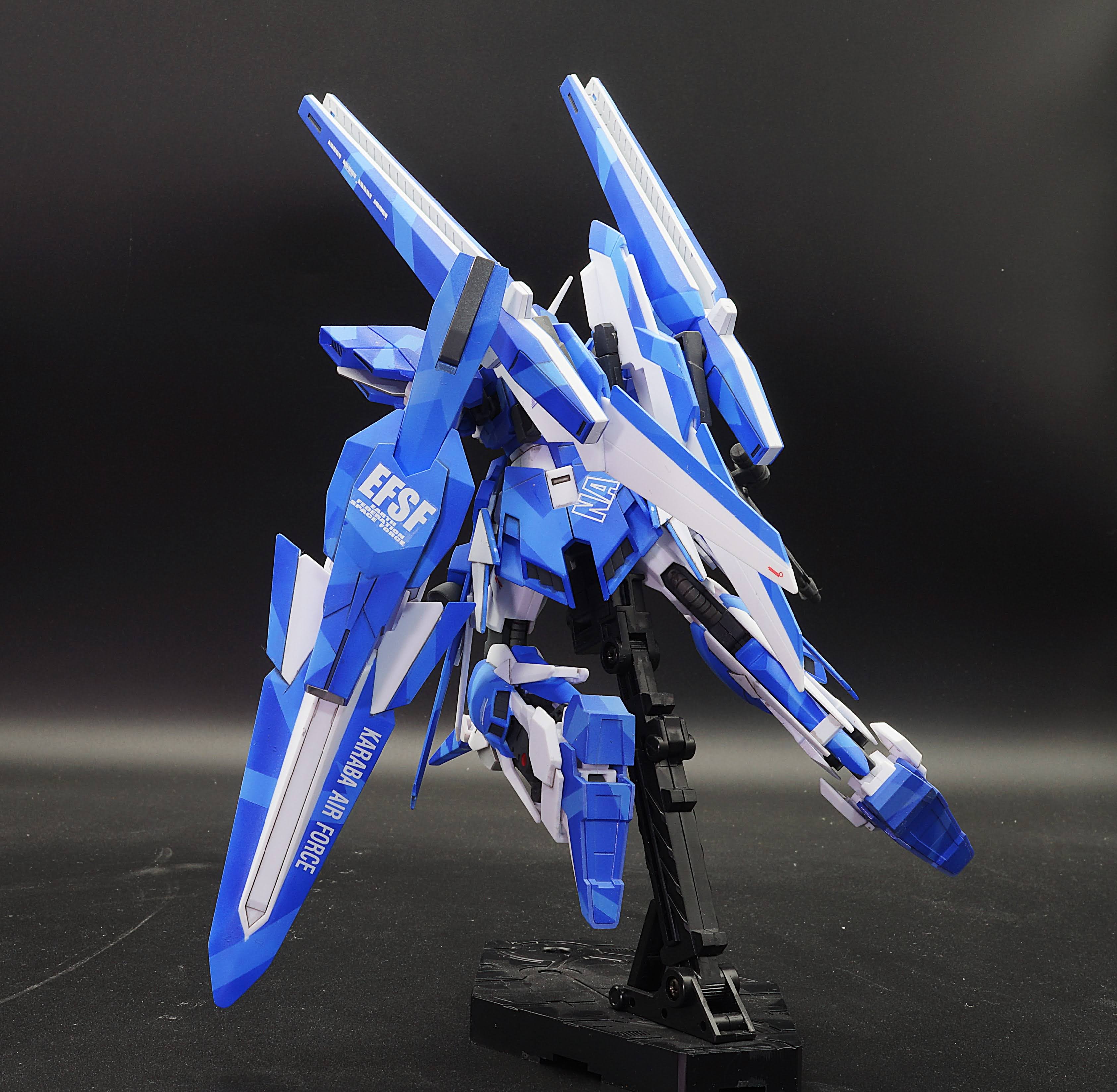 HGガンダムデルタカイ スプリッター迷彩全塗装｜あるむさんのガンプラ