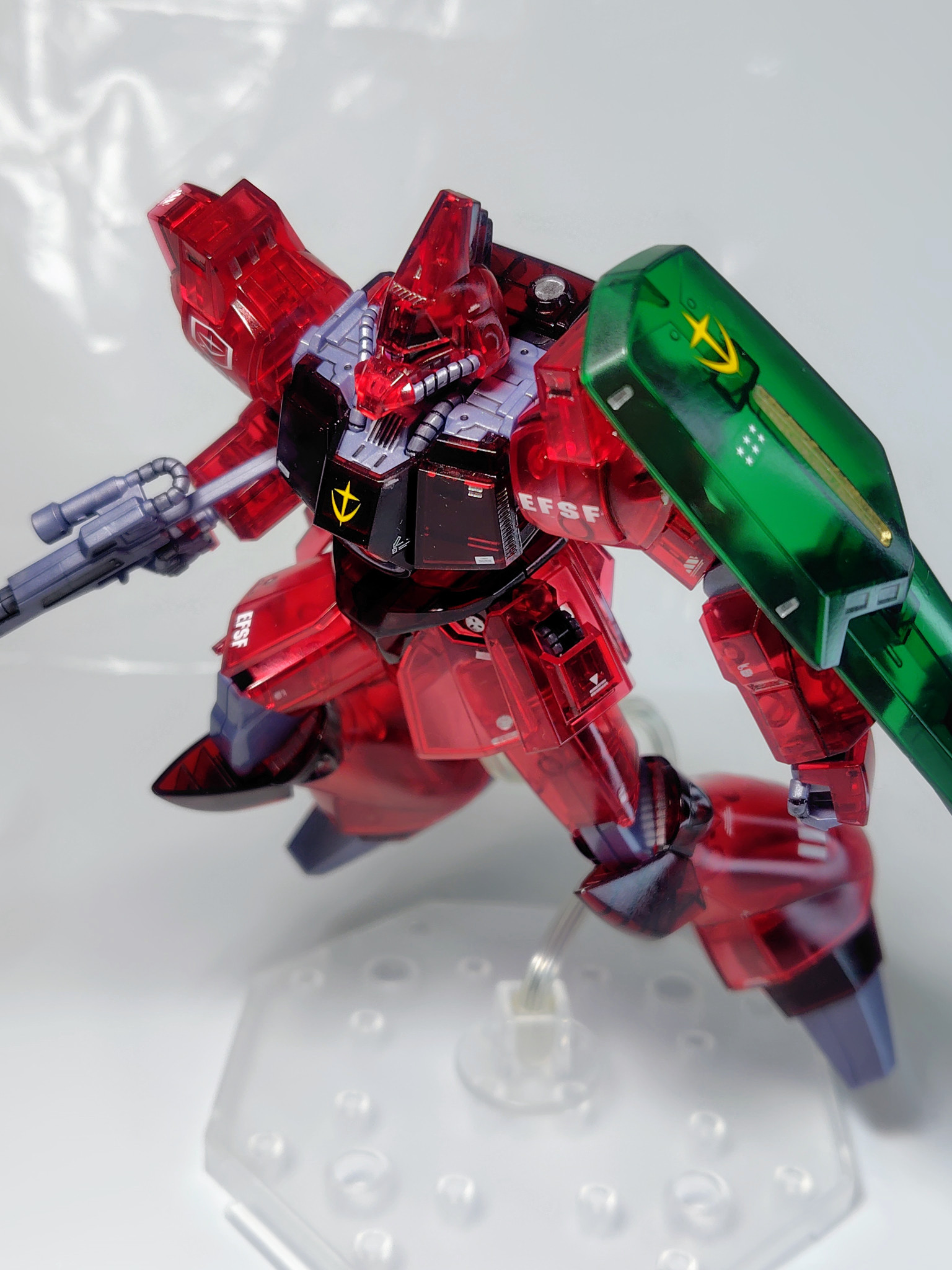 HGUC ガルバルディβ クリアカラー｜りゅありさんのガンプラ作品