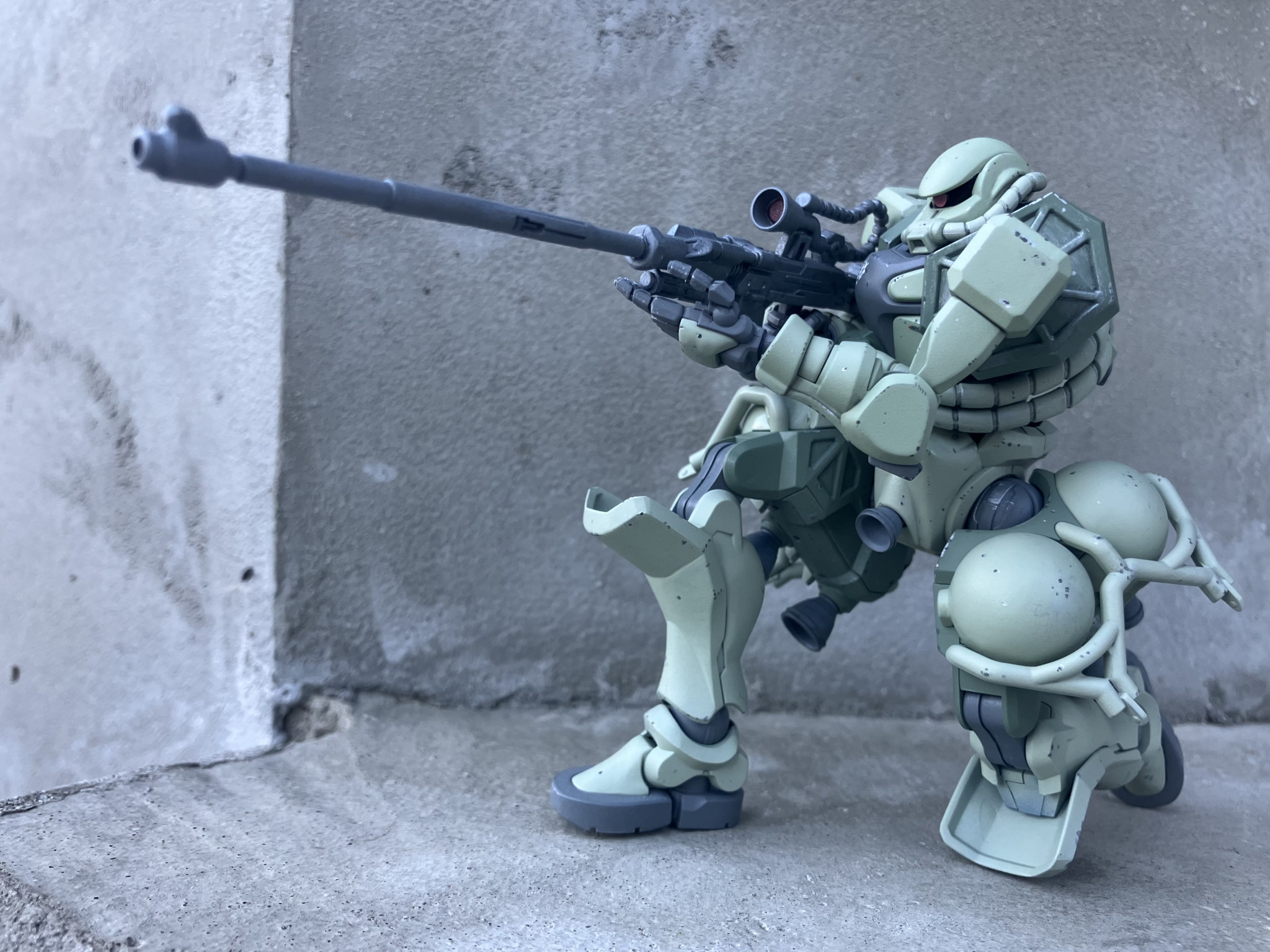 MS-06 ザク(GQ)｜ジョニー服部さんのガンプラ作品｜GUNSTA（ガンスタ）