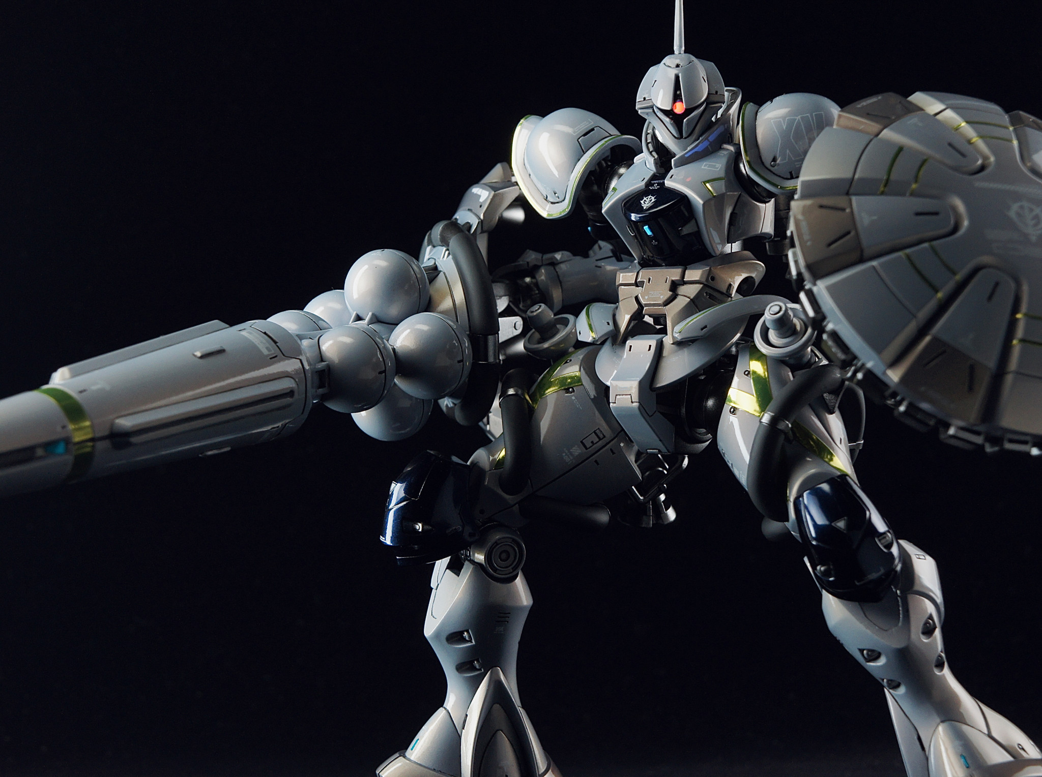 HGエグザベ専用ギャン(ハクジ装備)｜ゴセシケMkⅡさんのガンプラ作品