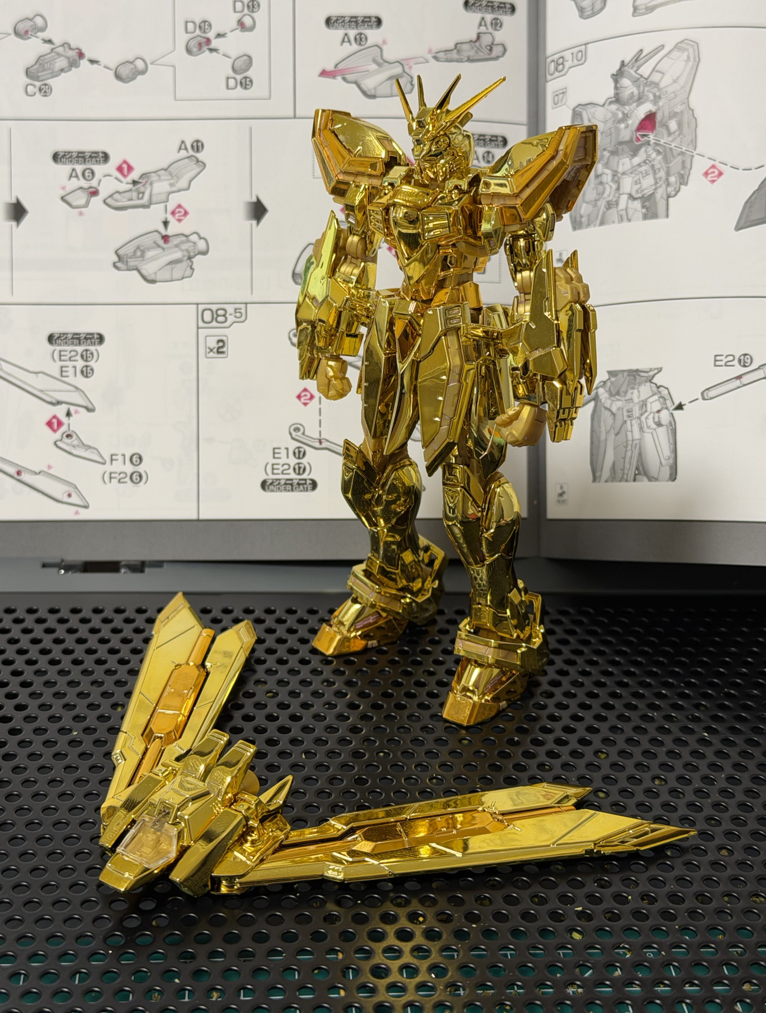 RGゴッドガンダム（ハイパーモード）｜おくとぱ〜さんのガンプラ作品