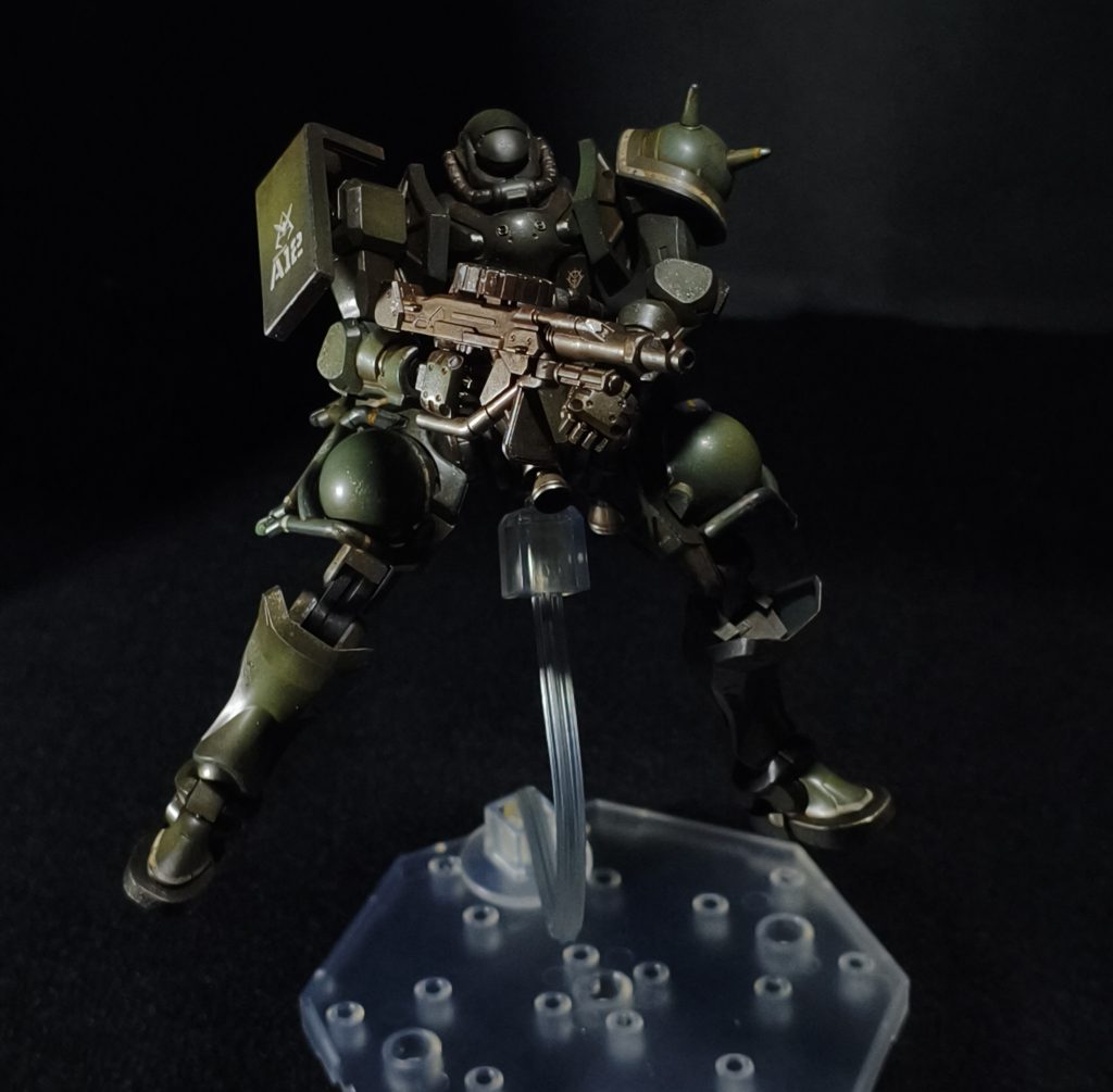 HG ザク（GQ）ウェザリング仕上げ｜Silva21さんのガンプラ作品｜GUNSTA