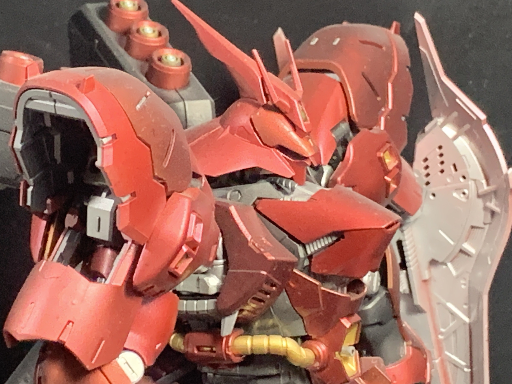 RG サザビー （マットキャンディ塗装）｜雨乞猫さんのガンプラ作品