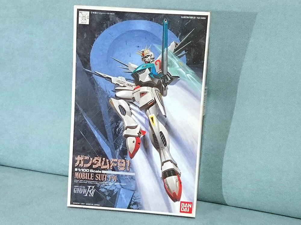 旧キット 1/100ガンダムF91レビュー】劇中の再現度が高い良キット