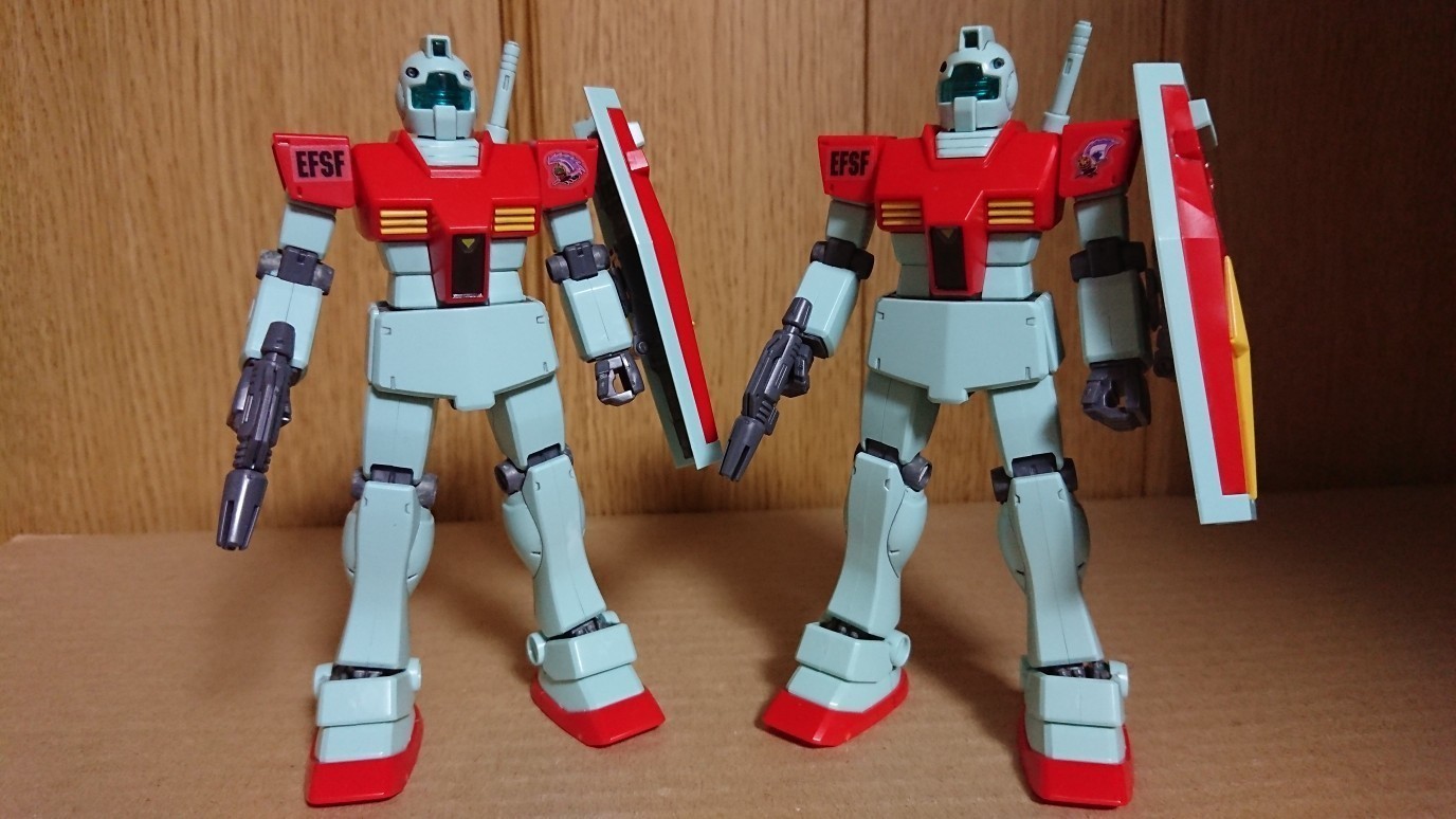 1/144 HGUC ガンダム・ザ・ライド 限定版ジム: ちょっと作りすぎただけ