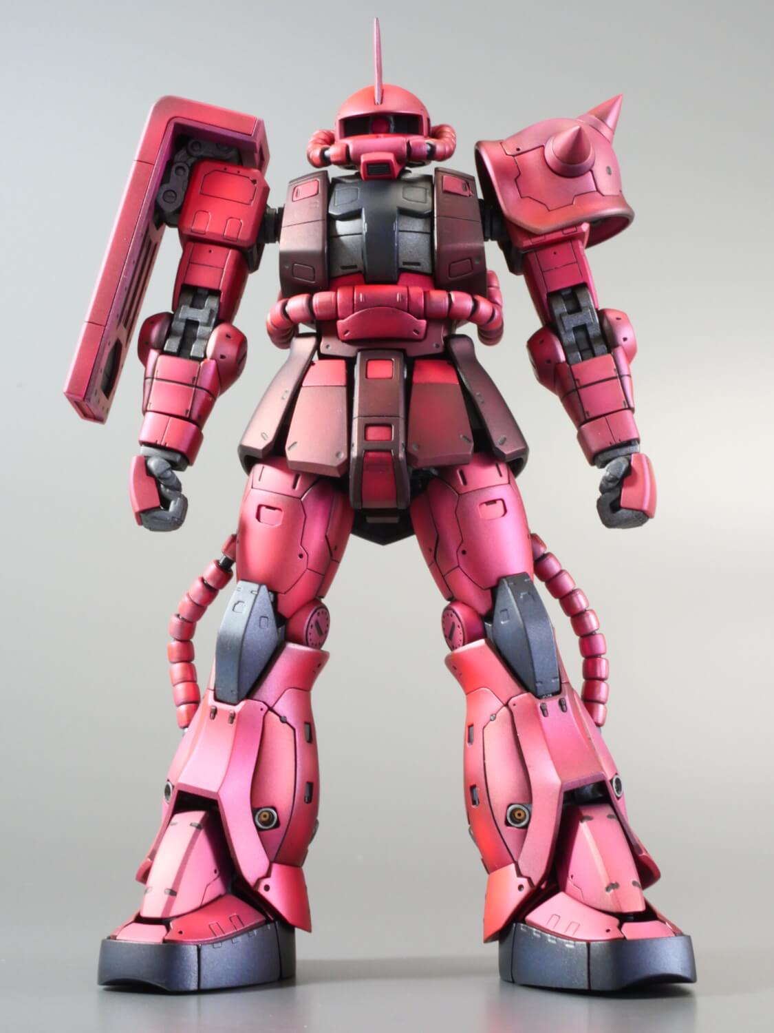 RG シャアザク マットキャンディ塗装 | ガンプラエフェクトblog