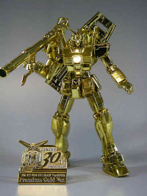 HGUCガンダムVer30th ゴールドメッキバージョン: OYAJINのガンプラ製作