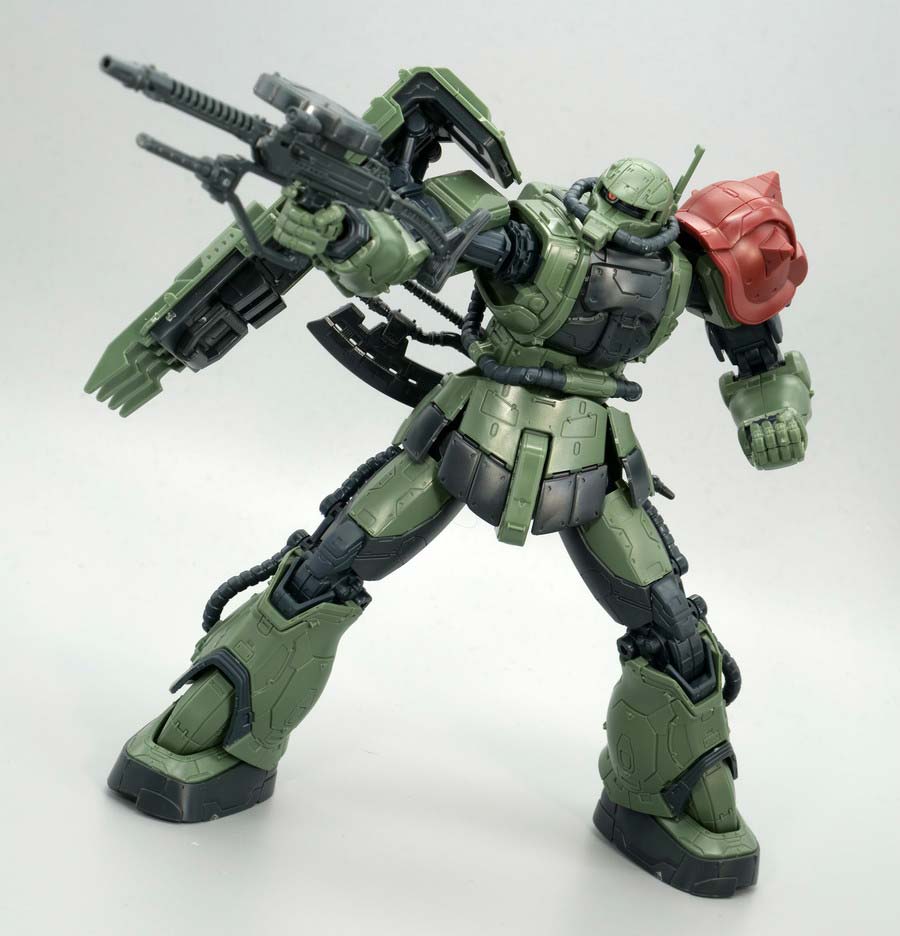 ガンプラ】HG 1/144 ザクII F型 ルショーン機 ＆ 無識別型ザクII