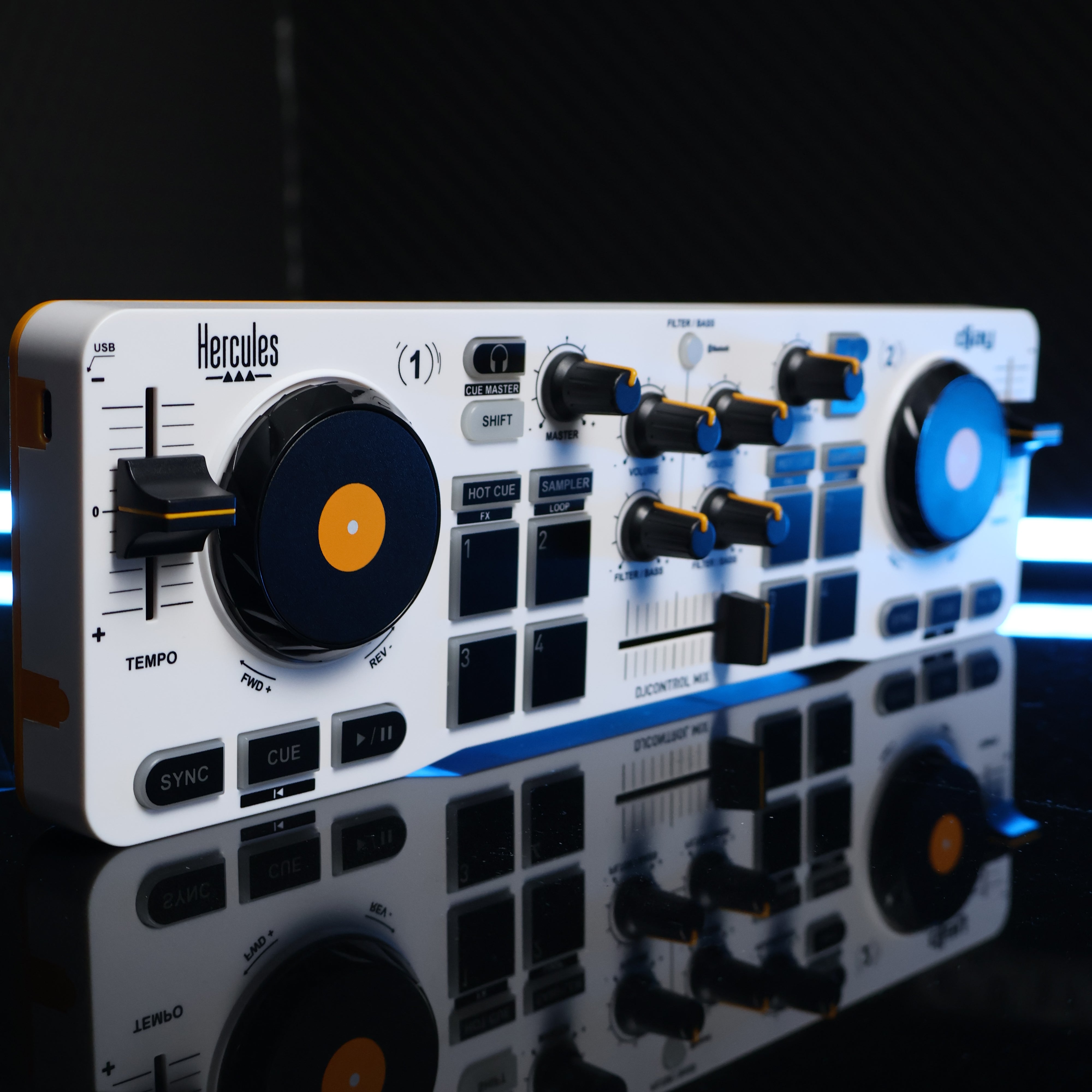 Hercules DJ DJControl Mix 2-channel DJ Controller for iOS and