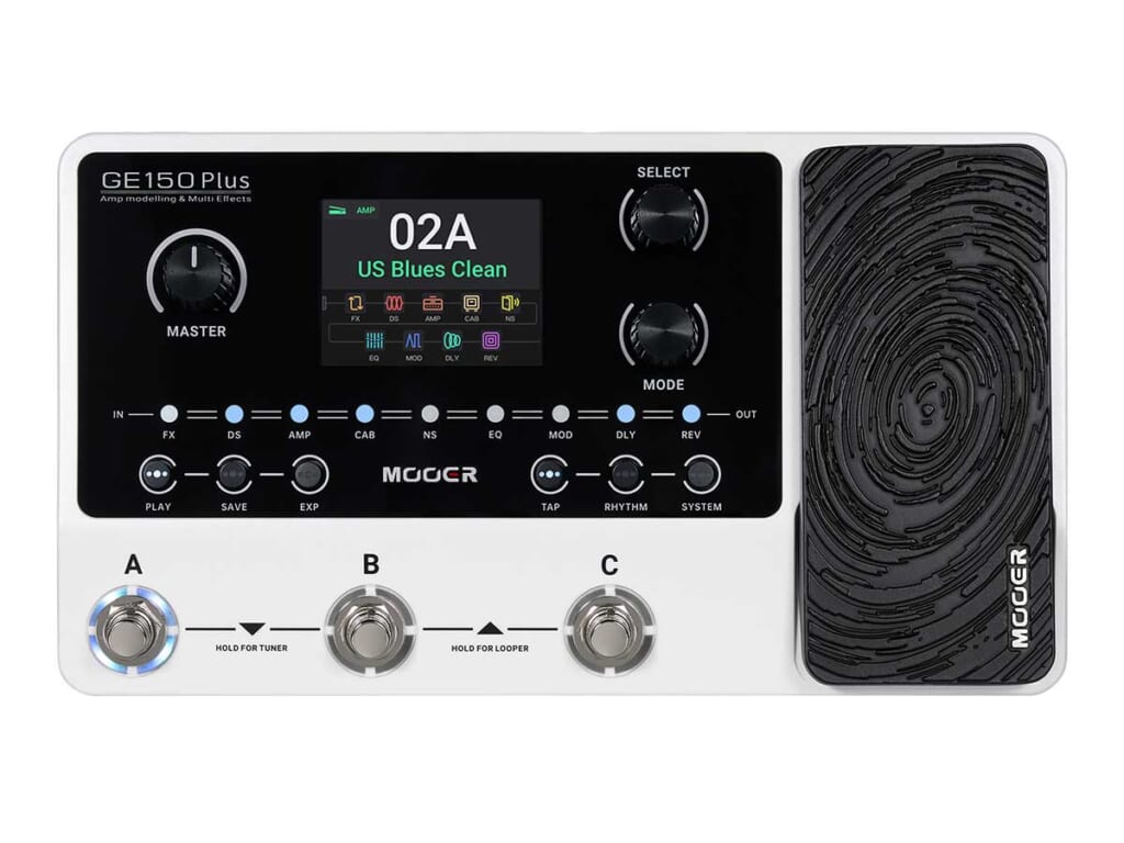 Mooerがマルチ・エフェクター“GE150 Plus”を発売“GE150 Pro”や“GE200