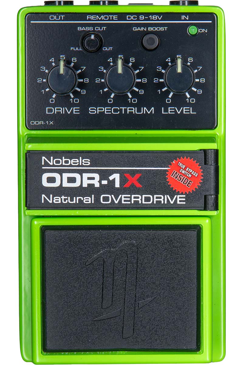 Nobelsより、リニューアルしたオーバードライブ・ペダル“ODR-1X”が登場