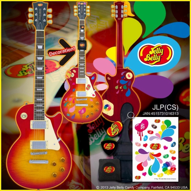 エレキギター】JellyBellyオフィシャルライセンスのエレキギターが登場