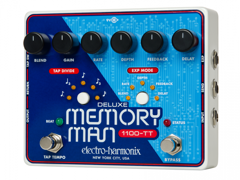 ディレイ】Electro-Harmonixの名機Deluxe Memory Man 1100-TTが生産