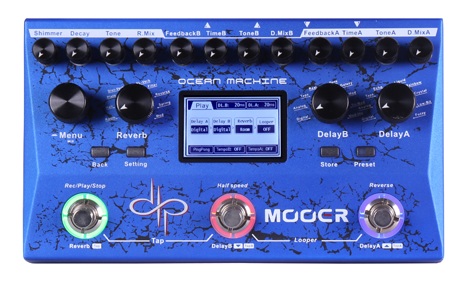 マルチエフェクター】Mooer、NAMM Showで話題のOcean Machineついに