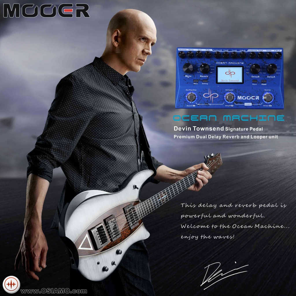 マルチエフェクター】Mooer、NAMM Showで話題のOcean Machineついに