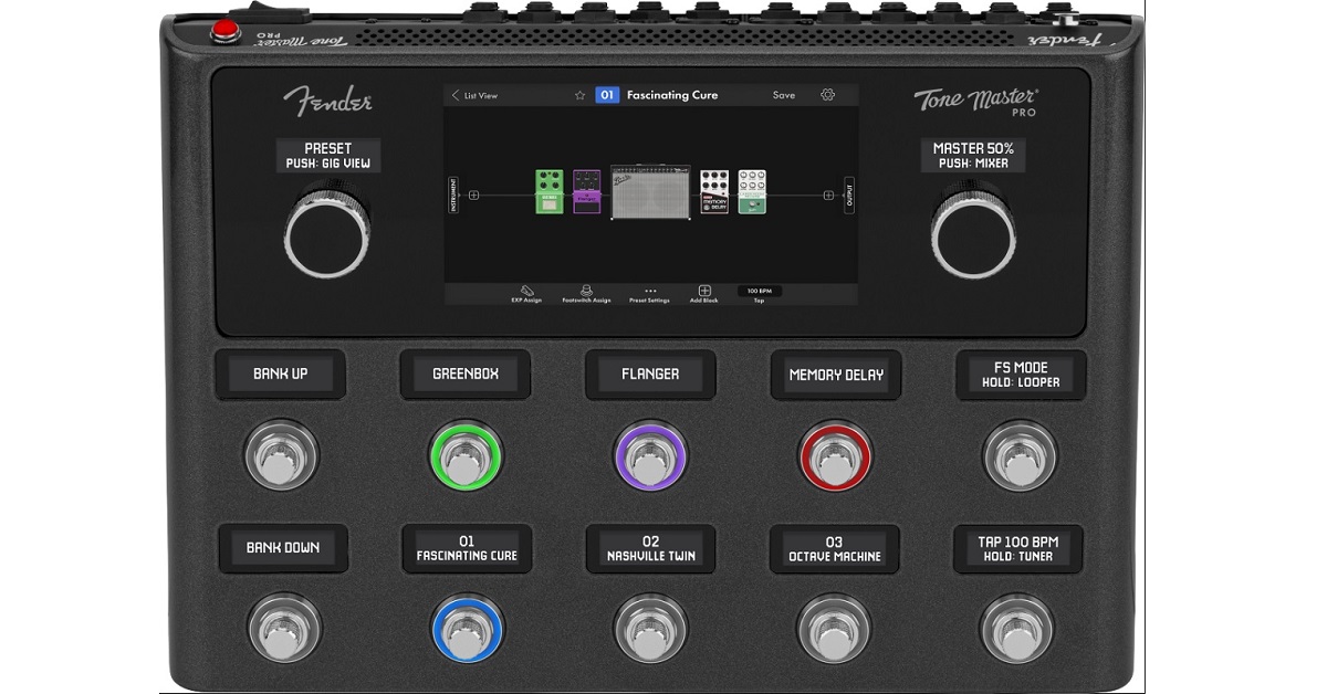 Fender Tone Master® Pro｜アンプモデラーとマルチエフェクターの機能