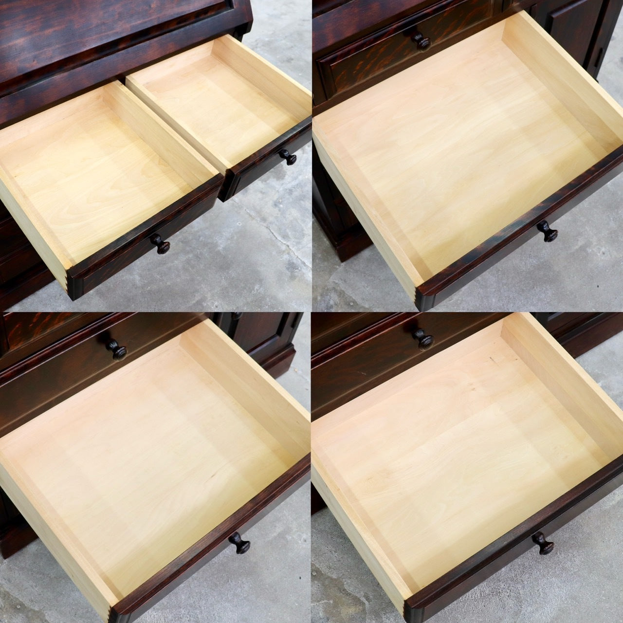 GMHS586○勇峰工芸 ふらの ライティングビューロー デスク 学習机 書斎