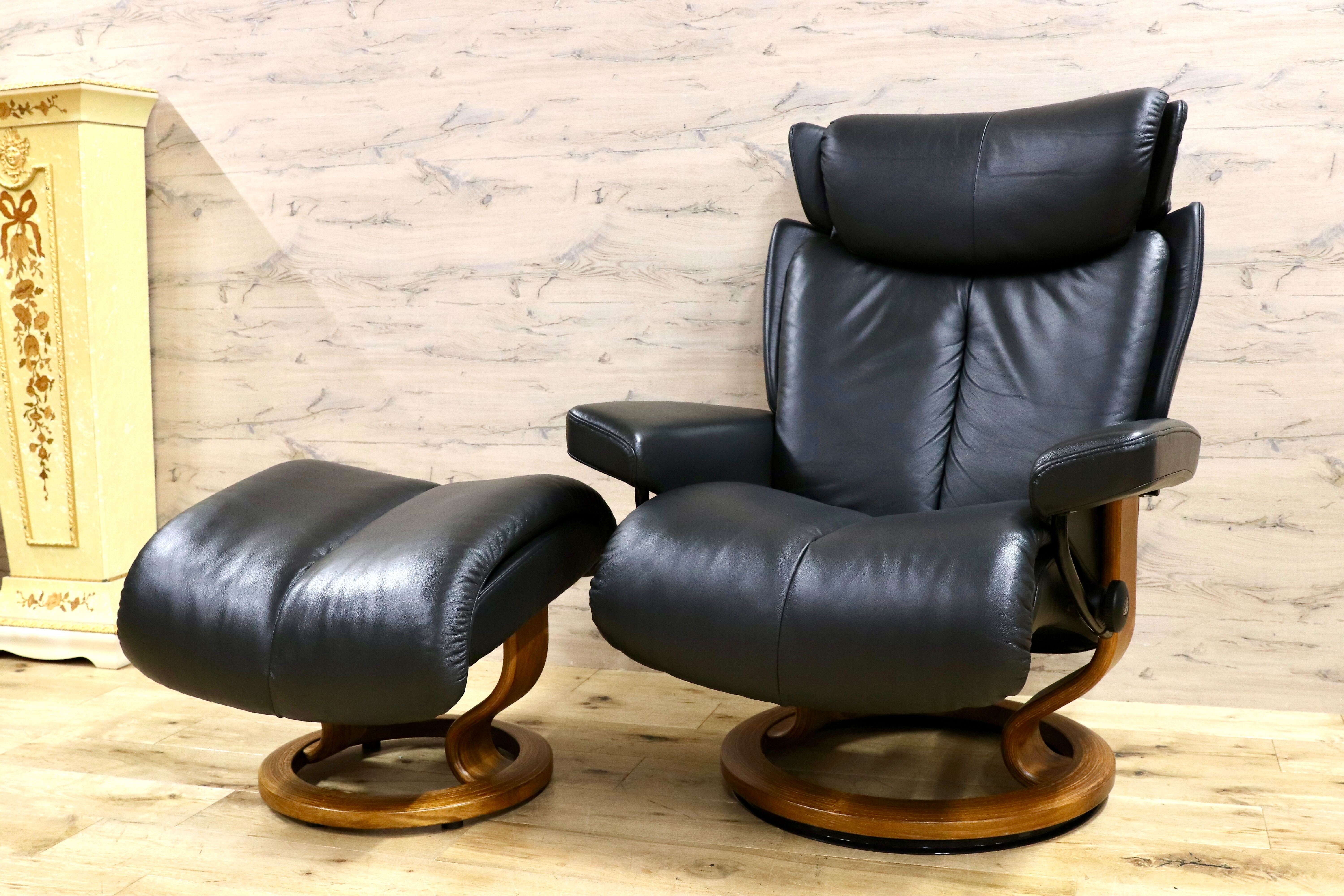 GMHS314○EKORNES / エコーネス ストレスレス Magic マジック 黒 本革