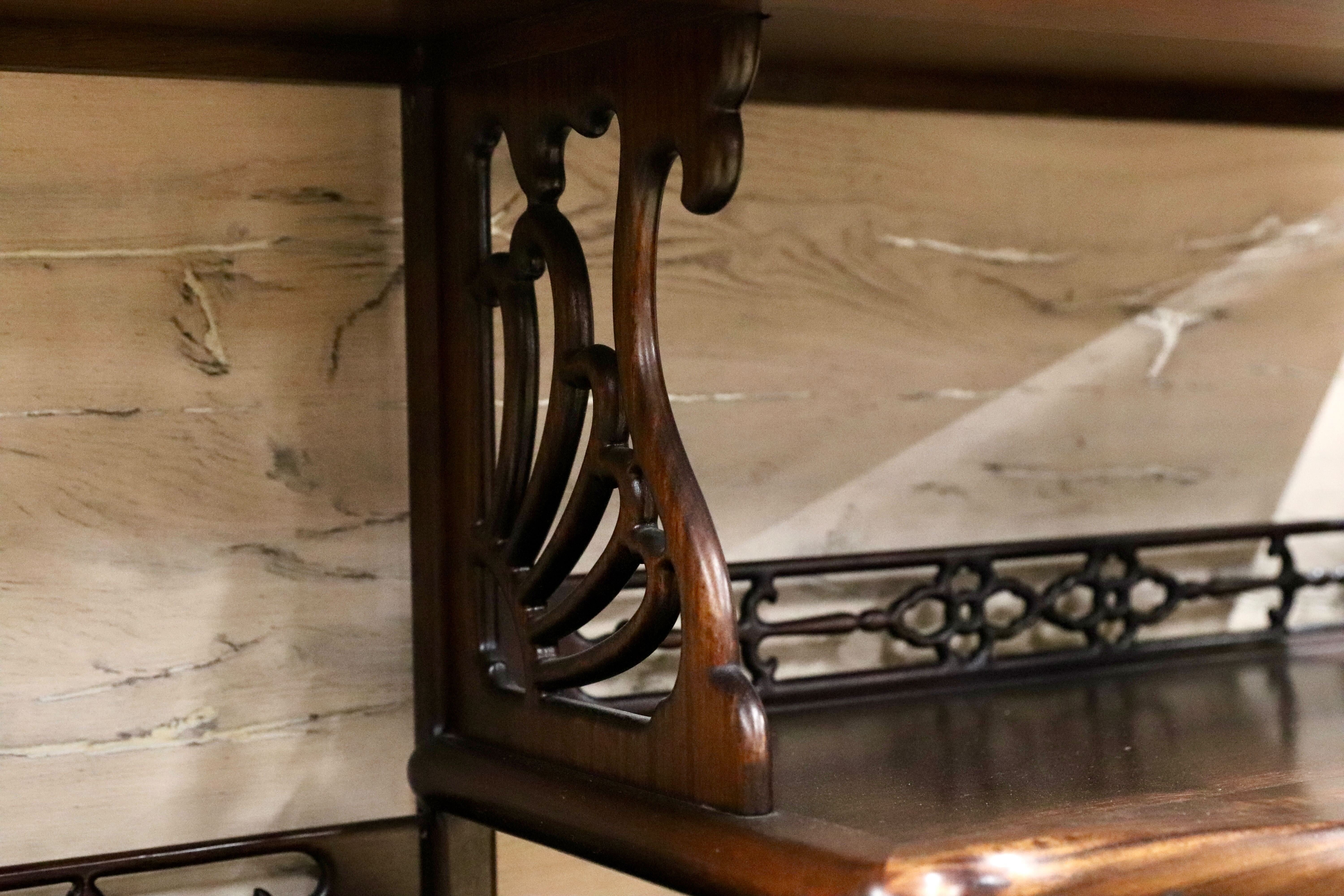 GMGH478○最高級 唐木家具 花梨 茶棚 飾り棚 サイドボード 和家具 和室