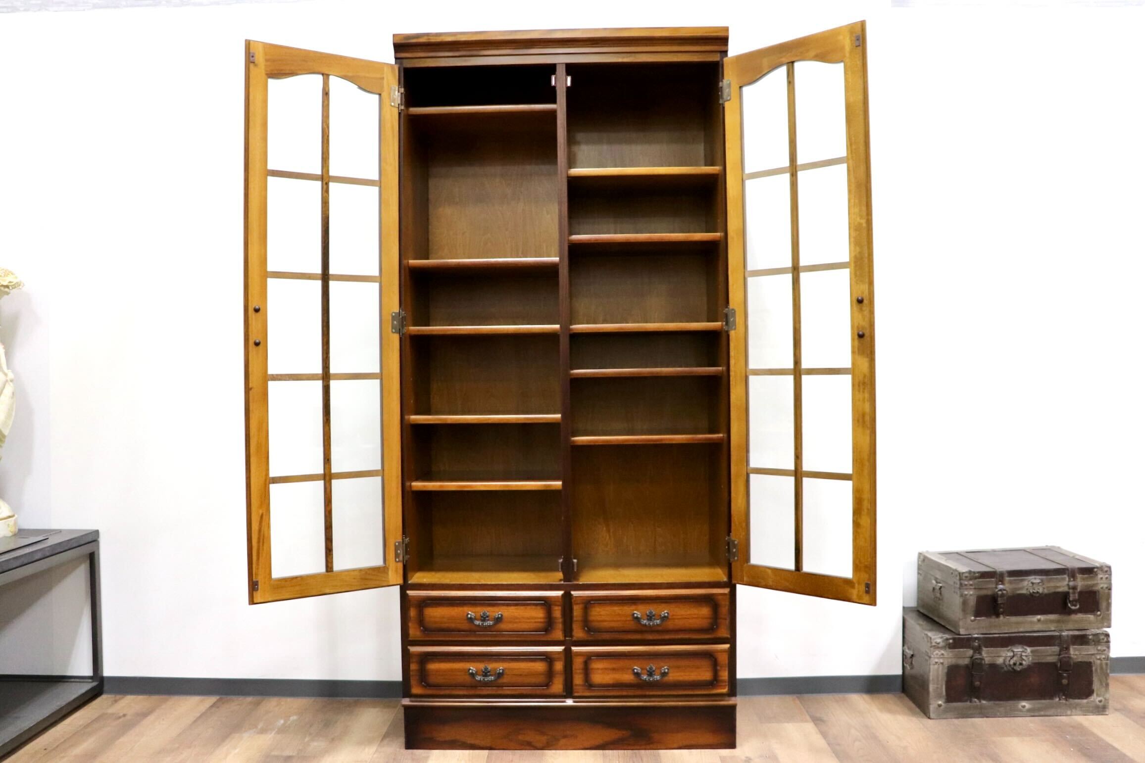 GMHS50○karimoku / カリモク コロニアル 本棚 本箱 書棚 飾り棚