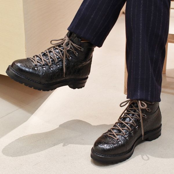 最高な商品Marmolada(マルモラーダ) クロコダイル＆スエード×コード