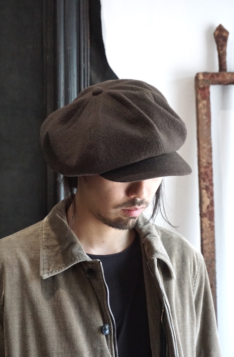 840-01.「GANTZ」Casquette. Brown Grey. ISAMU KATAYAMA BACKLASH