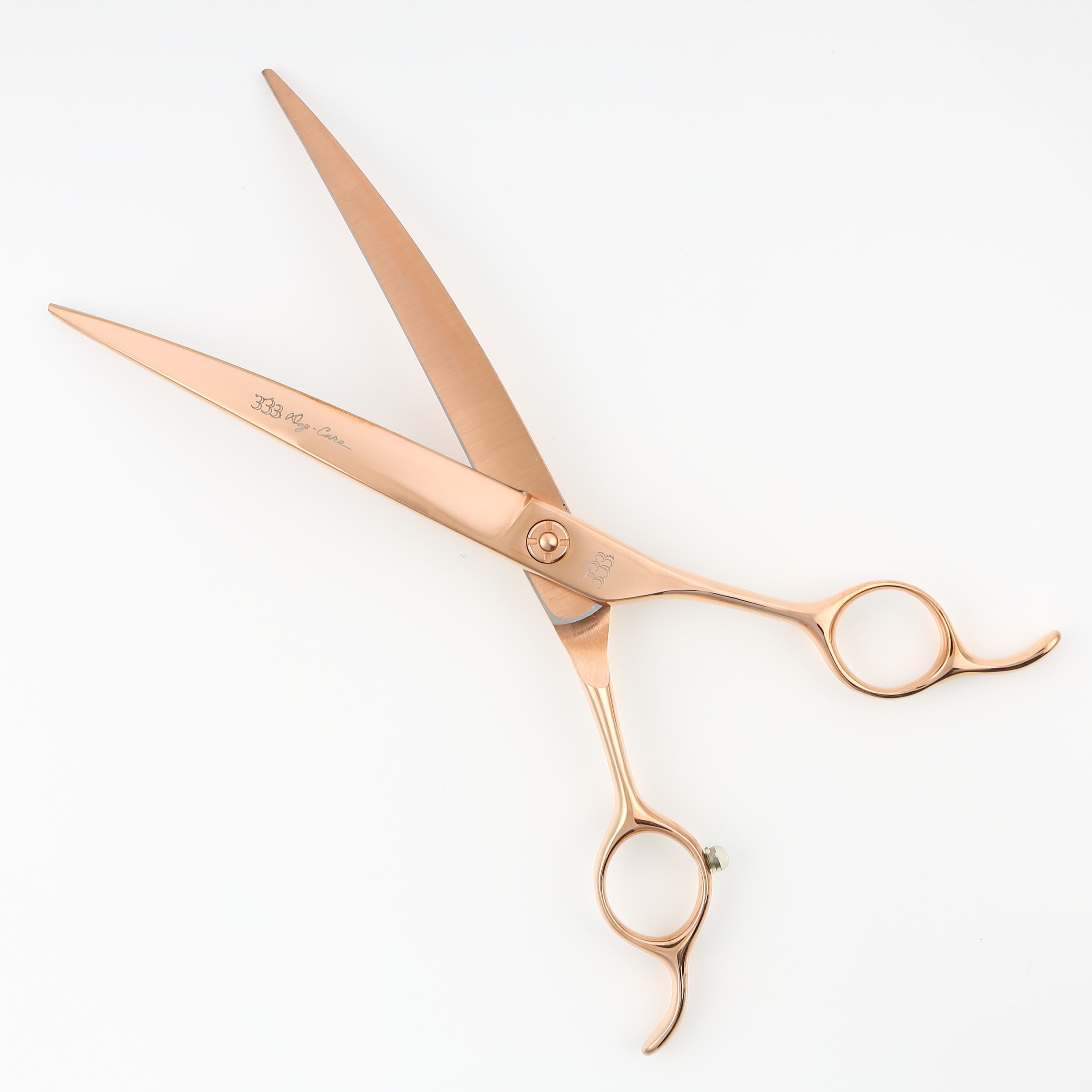 333Dog-Care】ピンクゴールドのカーブシザー – ぐるり