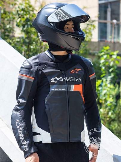 Alpinestars GP Force レザーバイクジャケット - メンズ