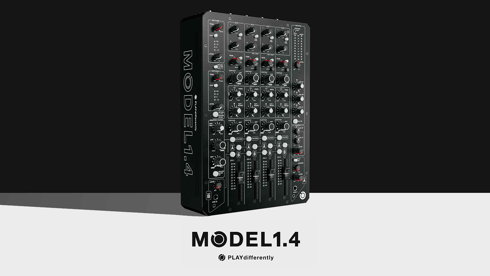 楽器としての要素を携えた 4ch DJミキサー PLAYdifferently MODEL 1.4