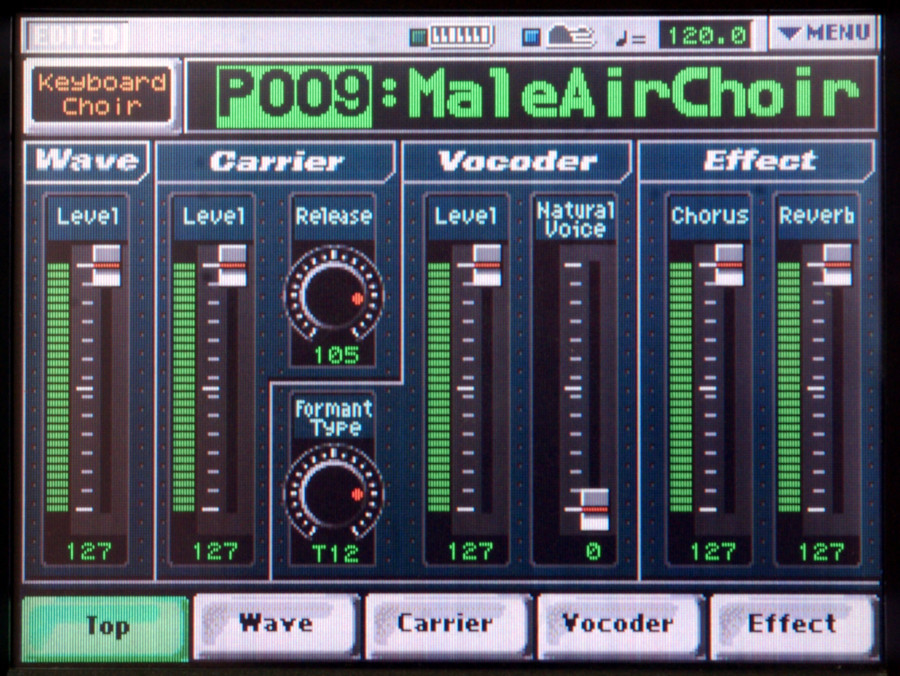 Roland V-Synth XTの「VC-1 D-50」、「VC-2 Vocal Designer」を試す
