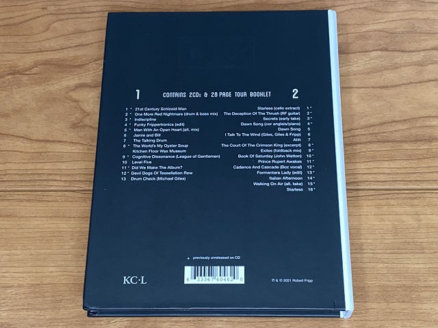 キング・クリムゾン 「ジ・エレメンツ 2021 オフィシャル・ツアー