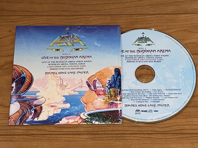 エイジア 「エイジア・イン・エイジア～ライヴ・アット・武道館 1983