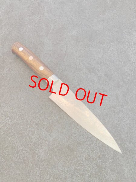 特別誂 伝統工芸士 佐治武士作品 本鍛造 佐治作 VG10 有色ダマスカス