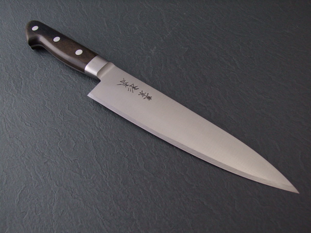 東京 杉本刃物 牛刀 210ミリ 炭素鋼 ツバ付き最上品 - 川口金物店