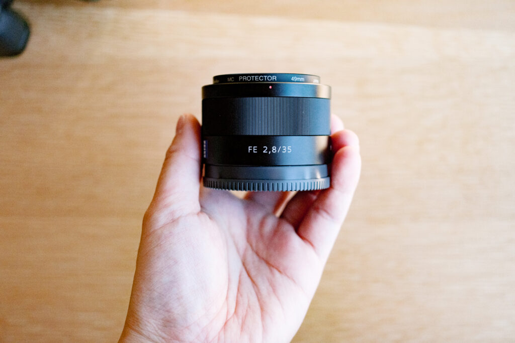 レビュー】SONY Sonnar T* FE 35mm F2.8 ZA｜SONYα7IIにおすすめの最小